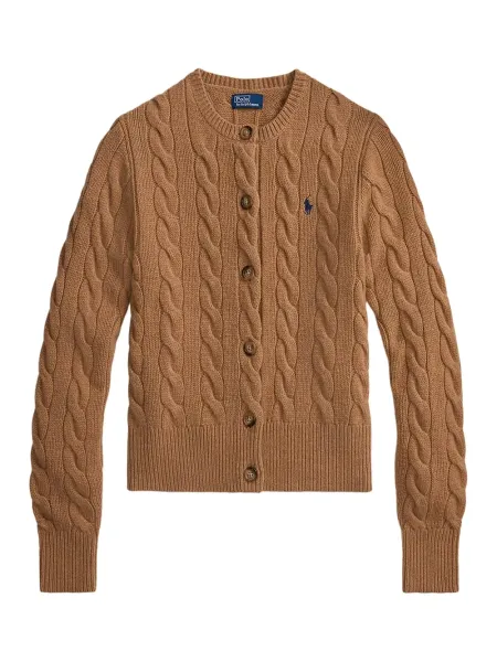 Cashmere Cardigan Camel