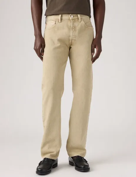 Levi's Levi's 501 Straight Fit Jeans Beige