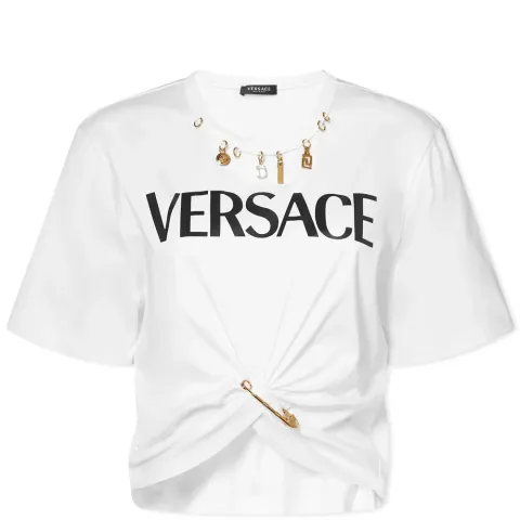 Logo Print Crop Top