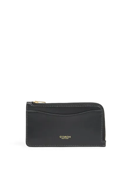 Coach New York Leather Zip Card Case