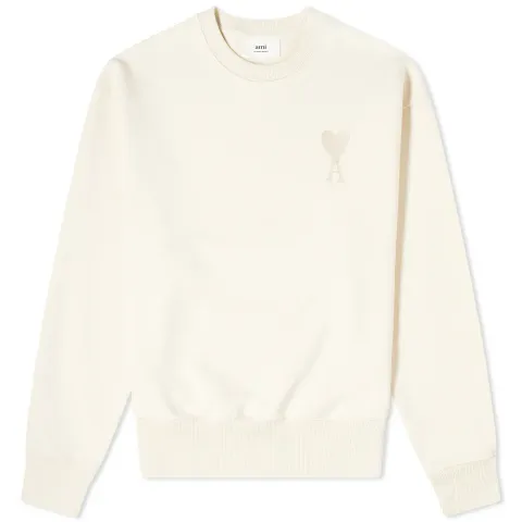 AMI Tonal Heart Crew Sweat
