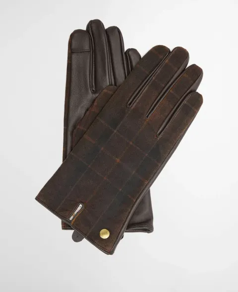 Scarlet Tartan Gloves
