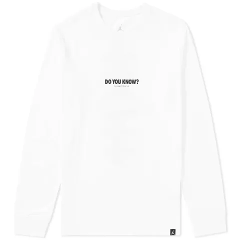 Jordan Long Sleeve AJ 3 Do You Know Tee