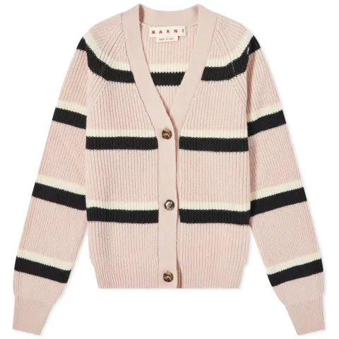 Stripe Knit Cardigan