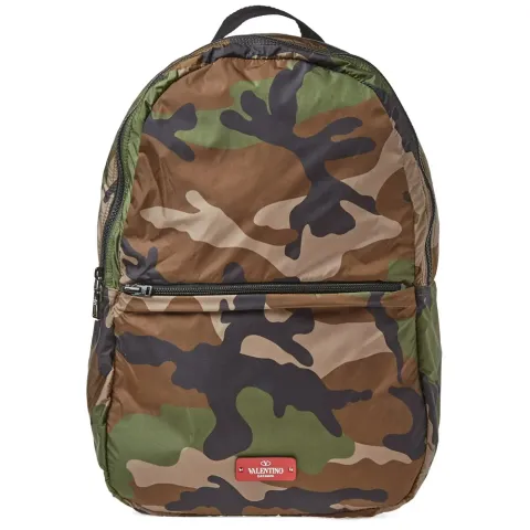 Nylon Packable Camo Backpack