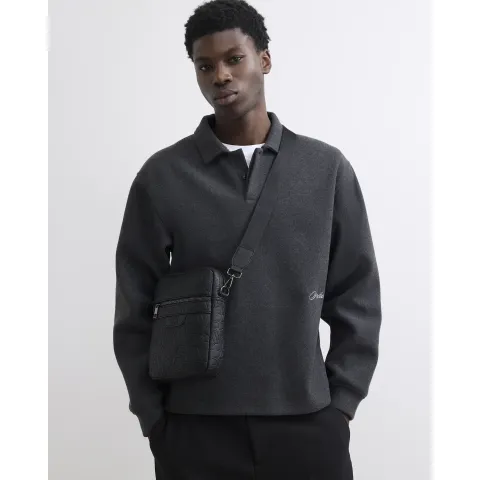 River Island Ri Monogram Crossbody Bag