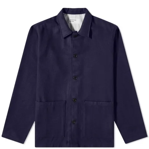 Melton Wool Easy Overshirt