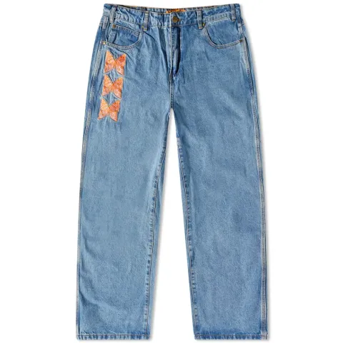 Butterfly Relaxed Denim Jeans