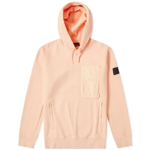 Diagonal Weave Popover Hoody