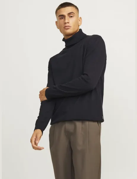 Jack & Jones Pure Cotton Roll Neck Jumper