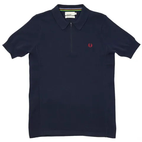 Fred Perry Bradley Wiggins Zip Cycling Shirt