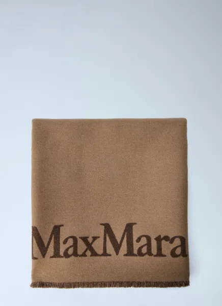 Max Mara Woven Logo Scarf