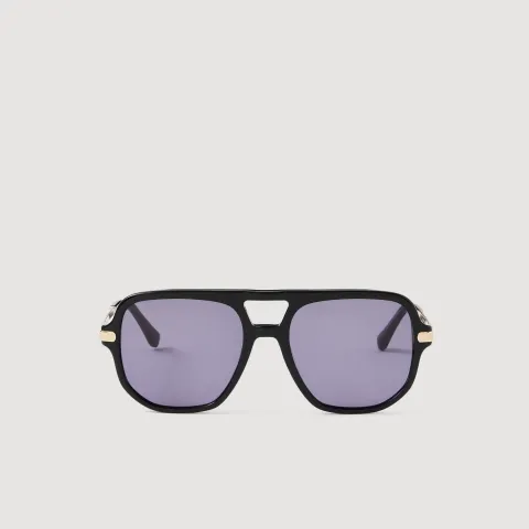 Metal and acetate sunglasses