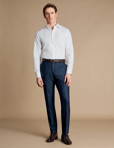 Charles Tyrwhitt Pure Wool Ultimate Performance Suit Trousers Dark Indigo
