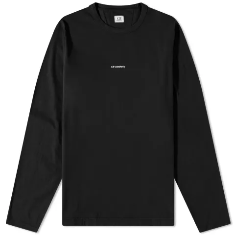 CP Company Centre Logo Long Sleeve T-Shirt