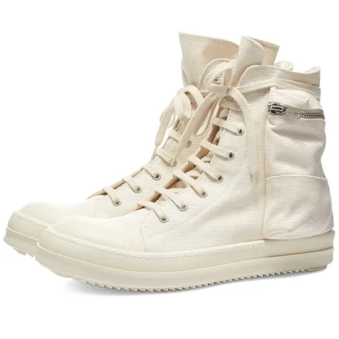 DRKSHDW Cargo Sneaks Cotton Twill Hi Top Sneaker