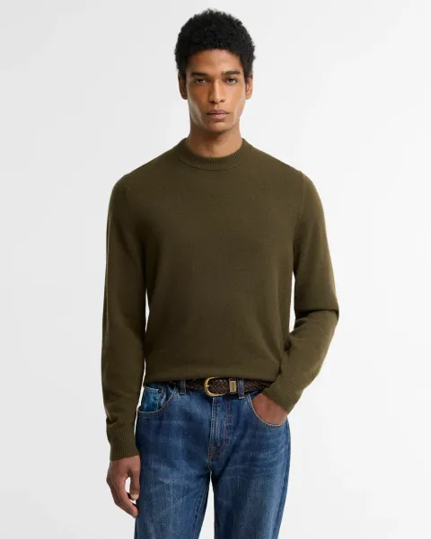 BARBOUR Pure Cashmere Crew Neck Jumper