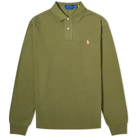 Long Sleeve Custom Fit Polo Shirt