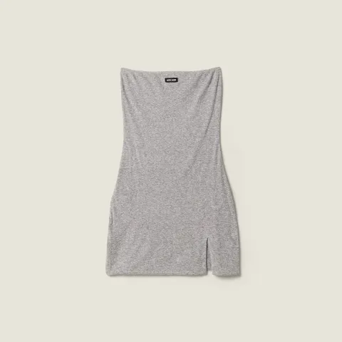 Ribbed jersey dress