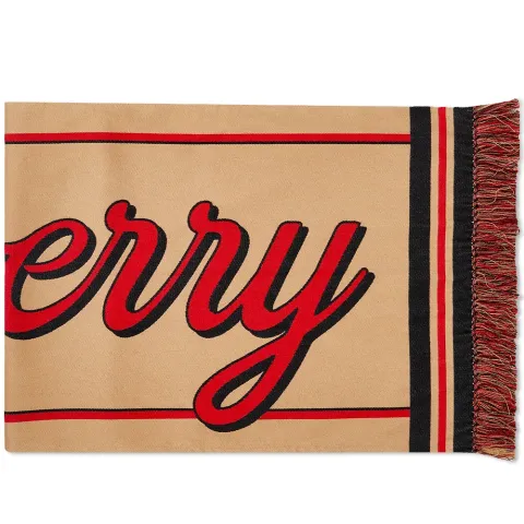 Script Logo Scarf