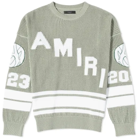 Mesh Hockey Logo Sweater