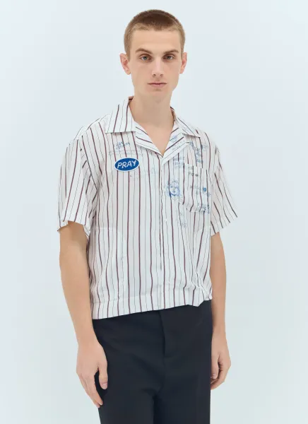 Praying Silk Mechanic Shirt