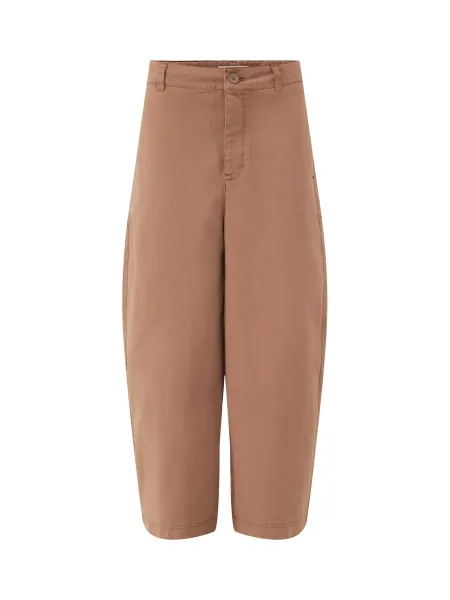 Laydown Cotton Chinos - Brownie