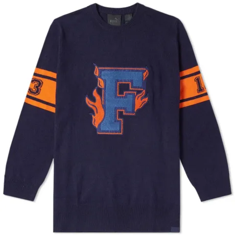 x Fenty by Rihanna Varsity Letter Crew Knit