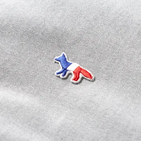 Maison Kitsuné Button Down Classic Tricolour Fox Oxford Shirt