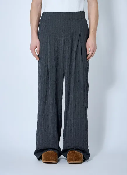 Crinkle Suit Pants