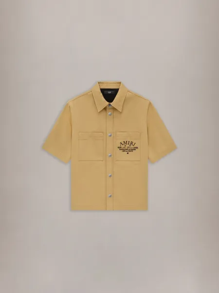 ARTS DISTRICT CAMP SHIRT - SEPIA TINT