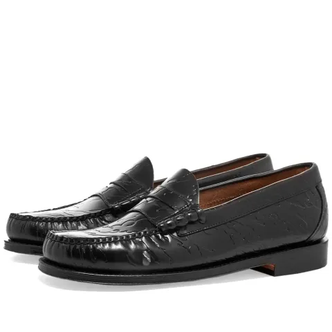 x G.H.Bass & Co Weejuns Embossed Larson Loafer