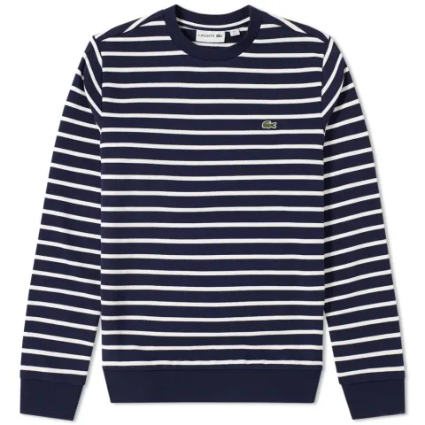 Stripe Fleece Crew Sweat