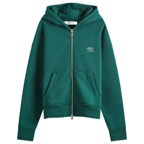 Stacked Logo Zip Hoodie