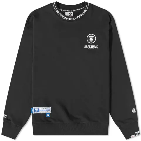AAPE Street Baseball Crew Sweat