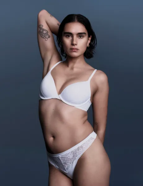 Body by M&S Body Soft Wired Plunge T-Shirt Bra A-E White