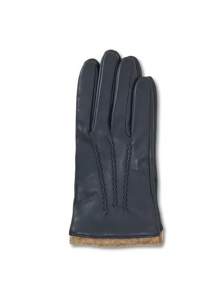 Dents Leather Lorraine Knitted Cuff Gloves