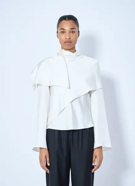 Silk Foulard Top