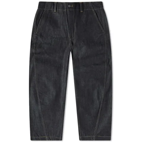 Round Leg Denim Pant