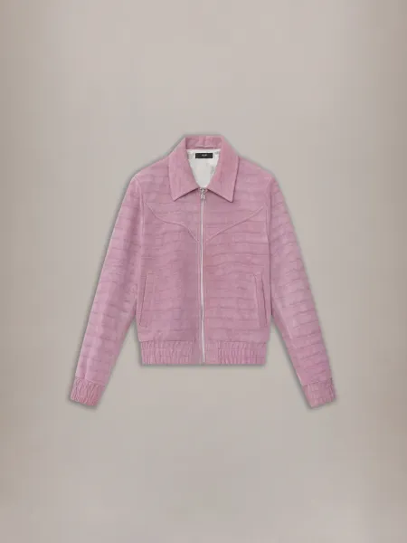 WOMEN - WOMEN'S CROC SUEDE WESTERN JACKET - Dusk