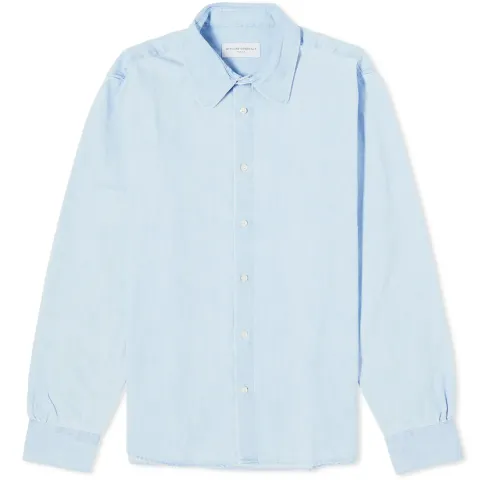 Officine Générale Dustin Washed Denim Shirt