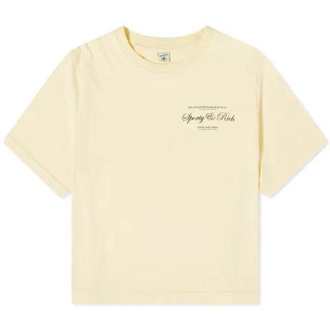 Script Logo Cropped T-Shirt