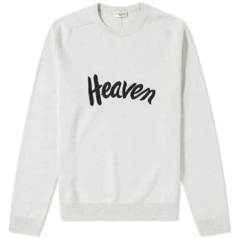 Heaven Embroidered Crew Knit