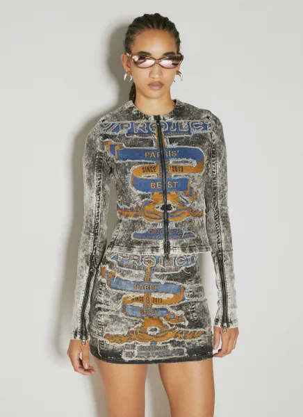 Paris' Best Patch Denim Jacket