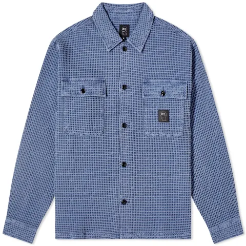 Waffle Snap Front Overshirt