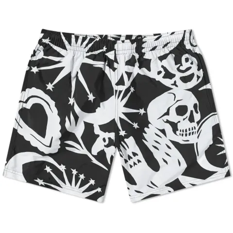 Graffiti Print Swim Short