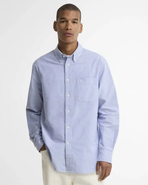 Oxford Authentic-Fit Long-Sleeved Shirt