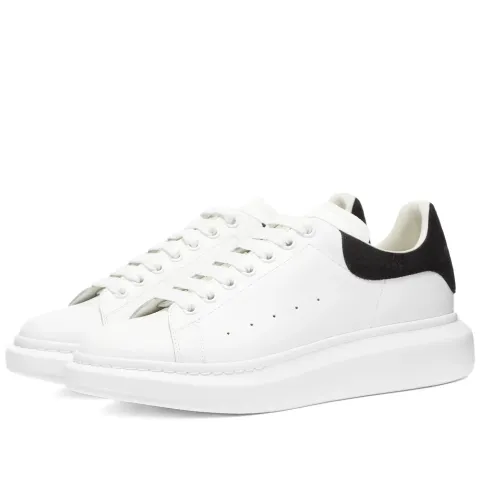 Snakeskin Embossed Suede Heel Tab Sneaker