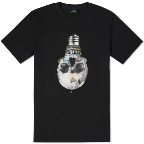 Floral Skull Bulb Tee