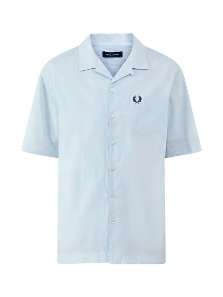 Fred Perry Seersucker Revere Collar Shirt